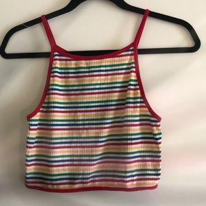 Forever 21 stripped crop